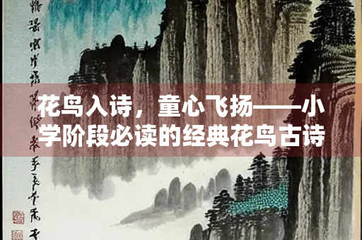 花鸟入诗，童心飞扬——小学阶段必读的经典花鸟古诗赏析