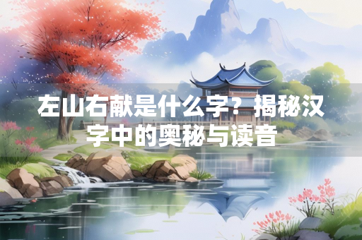 左山右献是什么字？揭秘汉字中的奥秘与读音