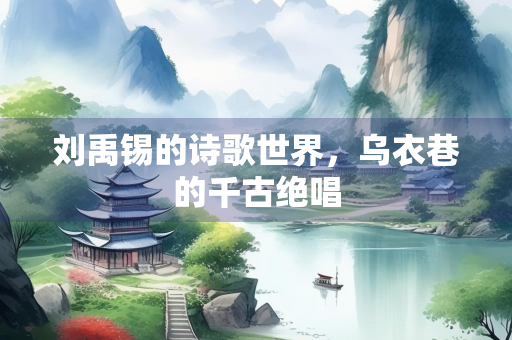 刘禹锡的诗歌世界,乌衣巷的千古绝唱 刘禹锡的诗歌世界,乌衣巷的千古绝唱