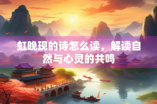 虹晚现的诗怎么读，解读自然与心灵的共鸣