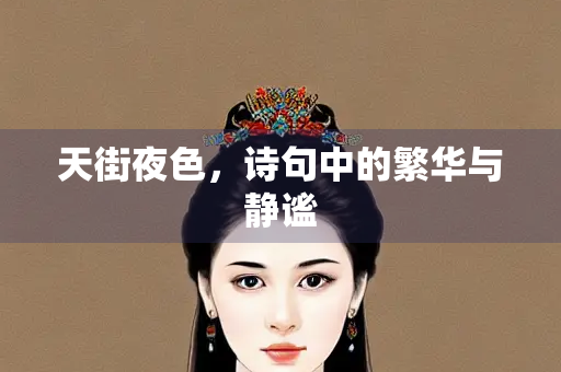 天街夜色，诗句中的繁华与静谧