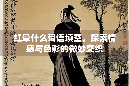 红晕什么词语填空，探索情感与色彩的微妙交织