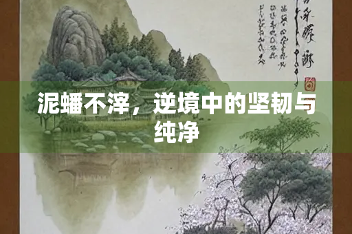 泥蟠不滓，逆境中的坚韧与纯净