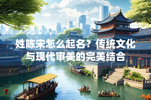 姓陈宋怎么起名？传统文化与现代审美的完美结合