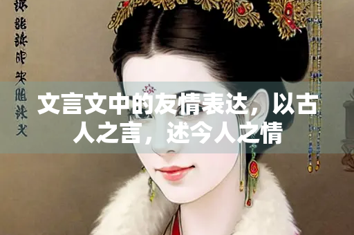 文言文中的友情表达，以古人之言，述今人之情