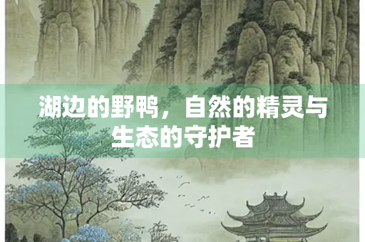 湖边的野鸭，自然的精灵与生态的守护者