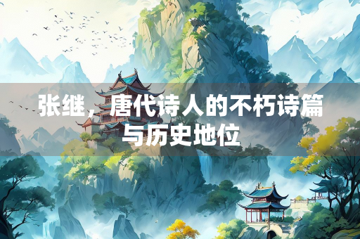 张继，唐代诗人的不朽诗篇与历史地位
