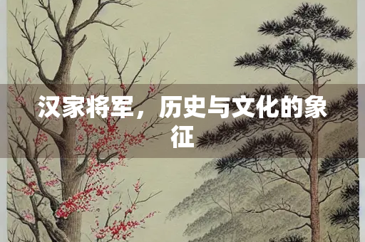 汉家将军，历史与文化的象征