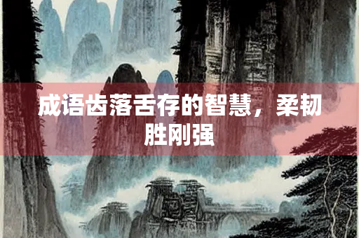 成语齿落舌存的智慧,柔韧胜刚强 成语齿落舌存的智慧,柔韧胜刚强