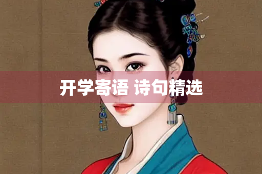 开学寄语 诗句精选