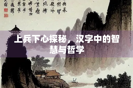 上兵下心探秘，汉字中的智慧与哲学