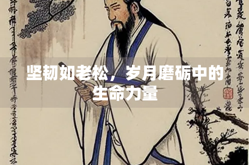 坚韧如老松，岁月磨砺中的生命力量