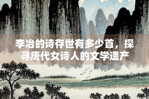 李冶的诗存世有多少首，探寻唐代女诗人的文学遗产
