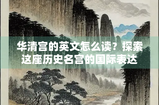 华清宫的英文怎么读？探索这座历史名宫的国际表达