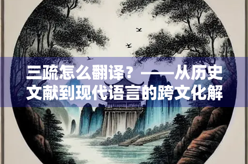 三疏怎么翻译？——从历史文献到现代语言的跨文化解读