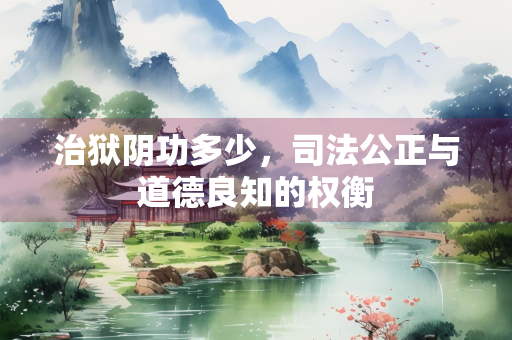 治狱阴功多少，司法公正与道德良知的权衡