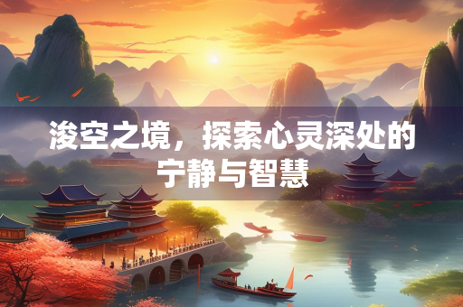 浚空之境，探索心灵深处的宁静与智慧