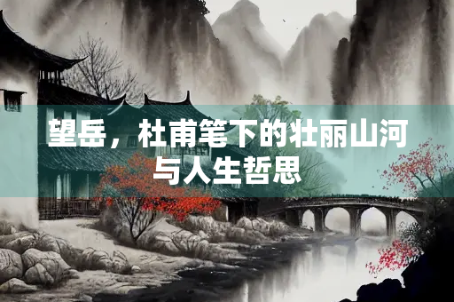 望岳，杜甫笔下的壮丽山河与人生哲思