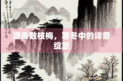 墙角数枝梅，寒冬中的诗意绽放