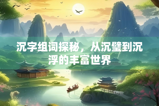 沉字组词探秘，从沉璧到沉浮的丰富世界