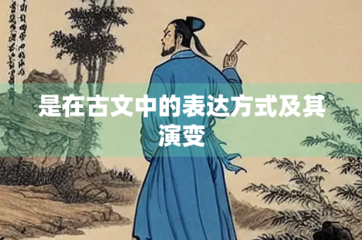 是在古文中的表达方式及其演变