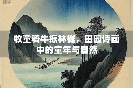 牧童骑牛振林樾，田园诗画中的童年与自然