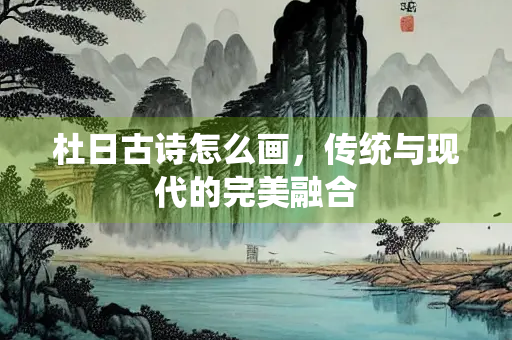 杜日古诗怎么画，传统与现代的完美融合