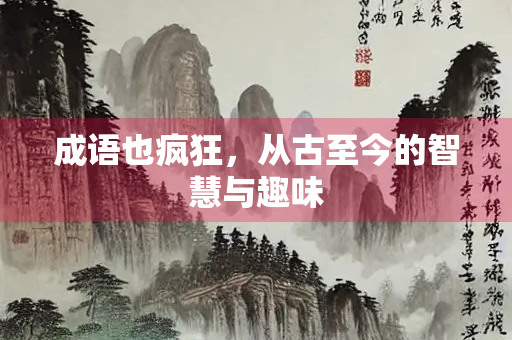 成语也疯狂，从古至今的智慧与趣味