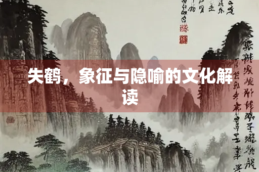 失鹤，象征与隐喻的文化解读