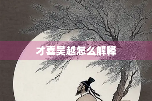 才喜吴越怎么解释