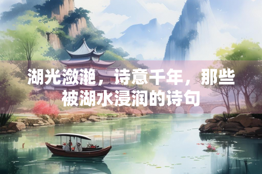 湖光潋滟，诗意千年，那些被湖水浸润的诗句