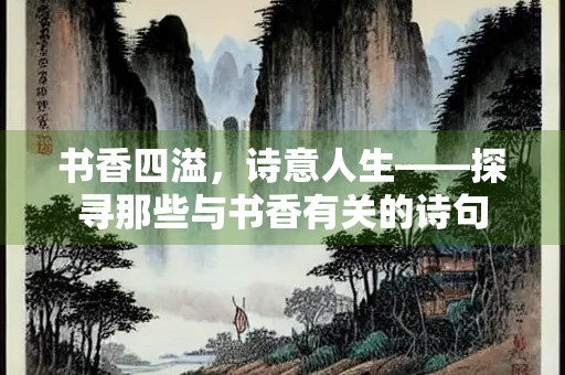 书香四溢，诗意人生——探寻那些与书香有关的诗句