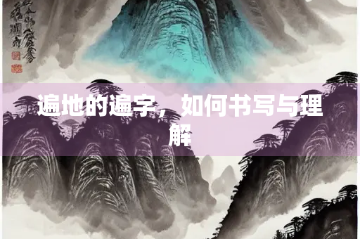 遍地的遍字，如何书写与理解