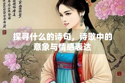 探寻什么的诗句，诗歌中的意象与情感表达