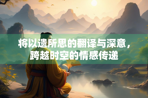 将以遗所思的翻译与深意，跨越时空的情感传递