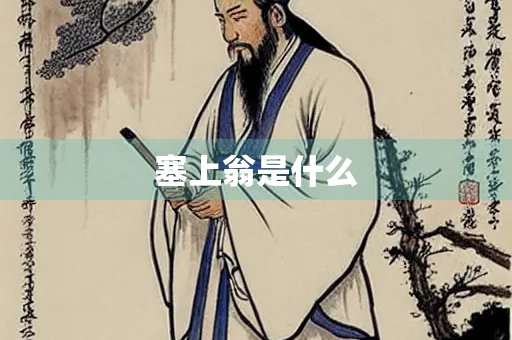 塞上翁是什么