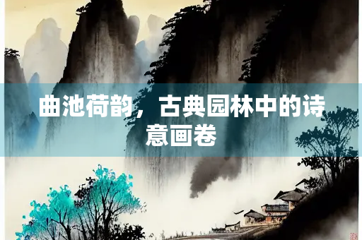 曲池荷韵，古典园林中的诗意画卷