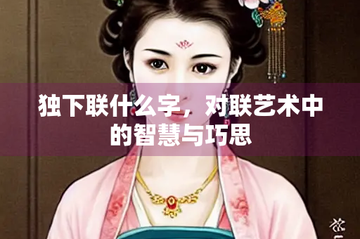 独下联什么字，对联艺术中的智慧与巧思