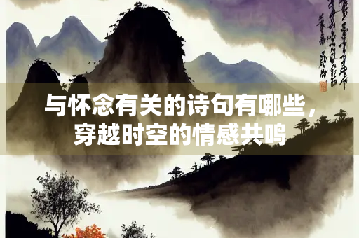 与怀念有关的诗句有哪些,穿越时空的情感共鸣 与怀念有关的诗句有哪些,穿越时空的情感共鸣