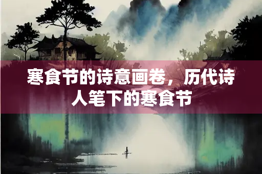 寒食节的诗意画卷，历代诗人笔下的寒食节