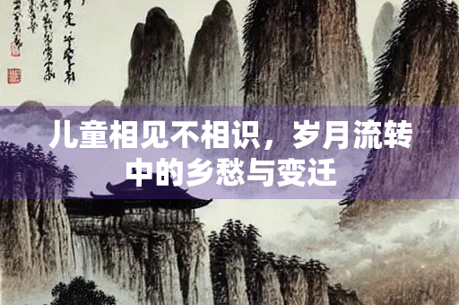 儿童相见不相识，岁月流转中的乡愁与变迁