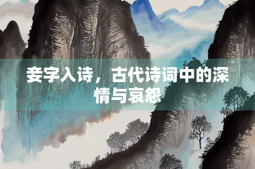 妾字入诗，古代诗词中的深情与哀怨