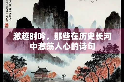 激越时吟，那些在历史长河中激荡人心的诗句