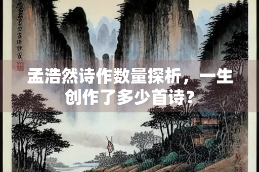 孟浩然诗作数量探析，一生创作了多少首诗？
