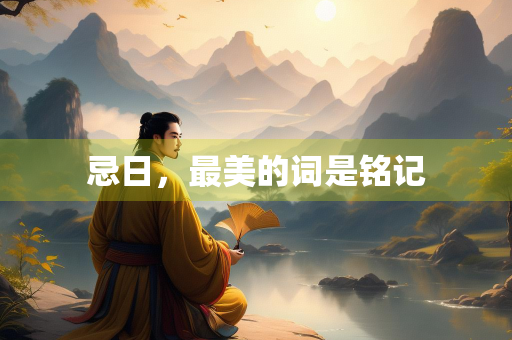 忌日，最美的词是铭记