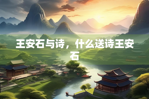 王安石与诗，什么送诗王安石