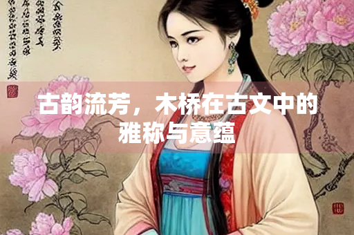 古韵流芳，木桥在古文中的雅称与意蕴