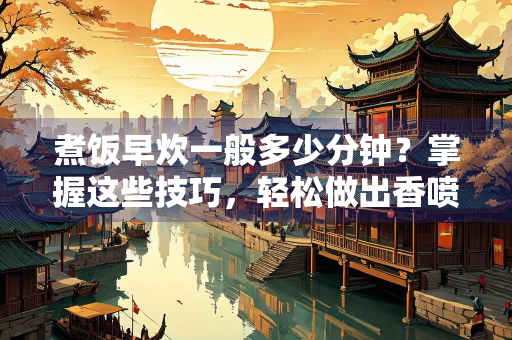 煮饭早炊一般多少分钟？掌握这些技巧，轻松做出香喷喷的米饭
