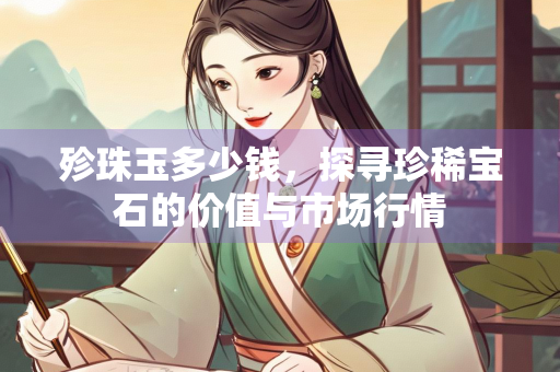 殄珠玉多少钱，探寻珍稀宝石的价值与市场行情