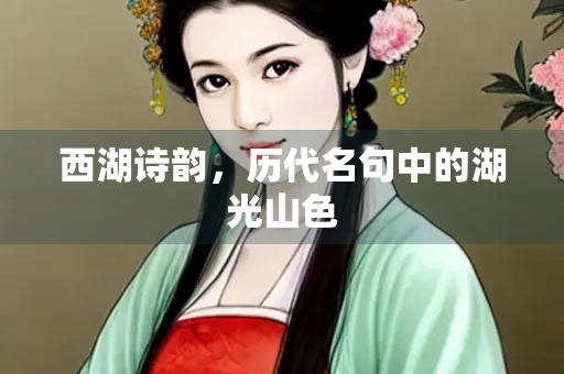 西湖诗韵，历代名句中的湖光山色